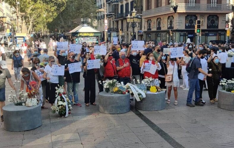 Herdenking terroristische aanslagen Barcelona en Cambrils (2020)