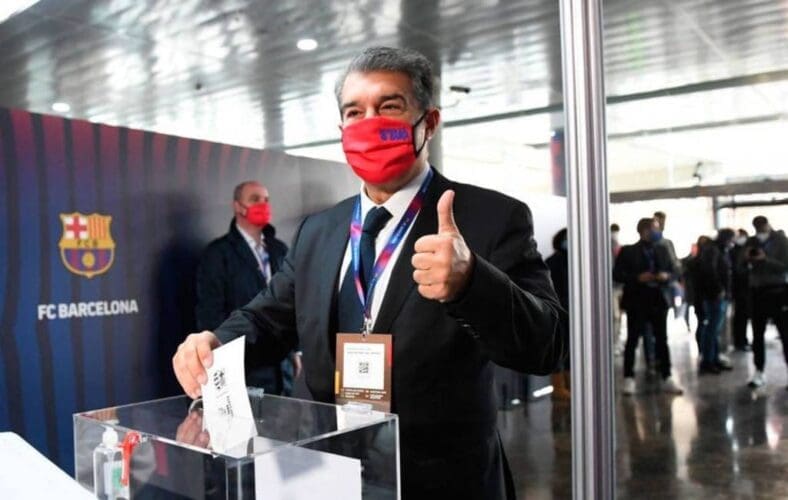 Joan Laporta opnieuw gekozen tot voorzitter van FC Barcelona