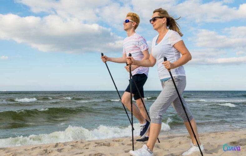 Harvard-studie laat zien dat Nordic Walking (in Spanje) heel gezond is