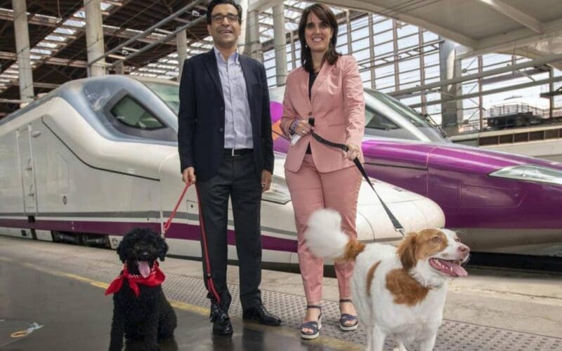 Spaanse spoorwegmaatschappij Renfe opent de deuren voor honden tot 40 kilo