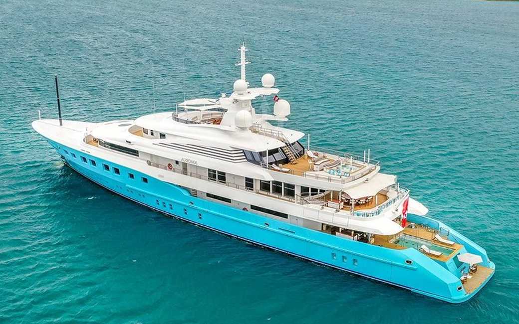 Gibraltar veilt een Russisch jacht om schulden af te lossen