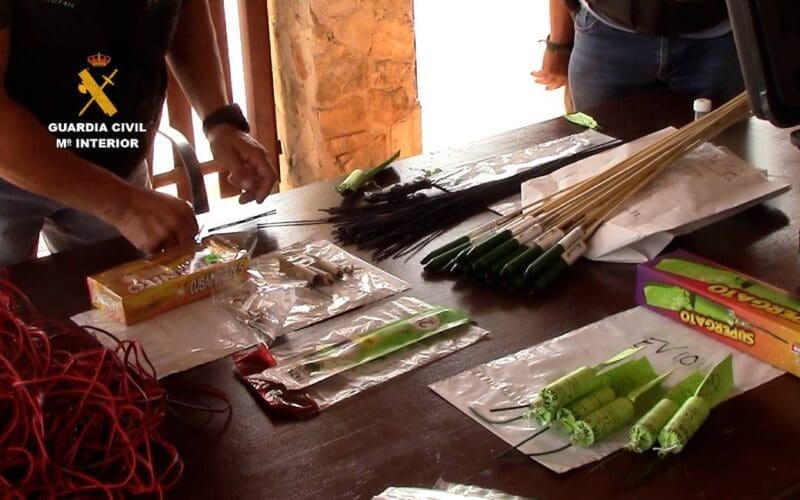 Nederlander met illegale explosieven fabriek en schietbaan in Murcia gearresteerd