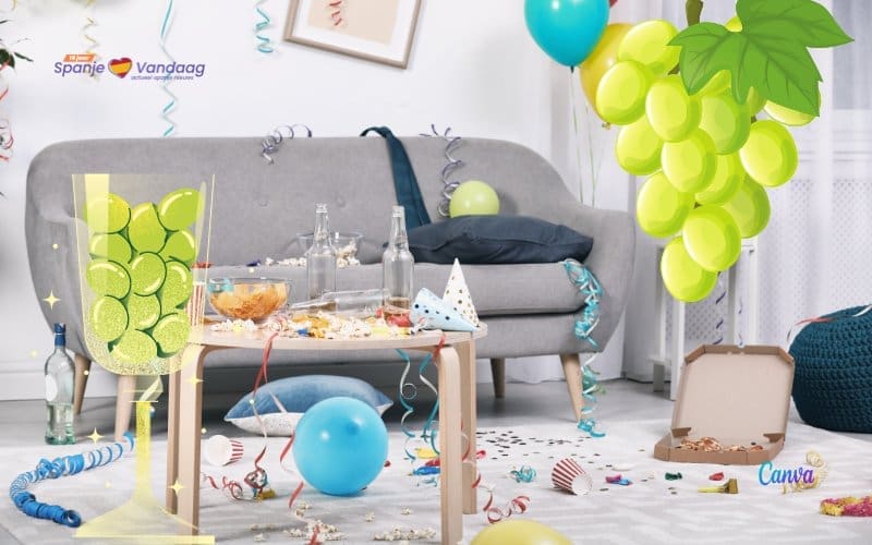 Wat te doen met de overgebleven geluksdruiven in Spanje