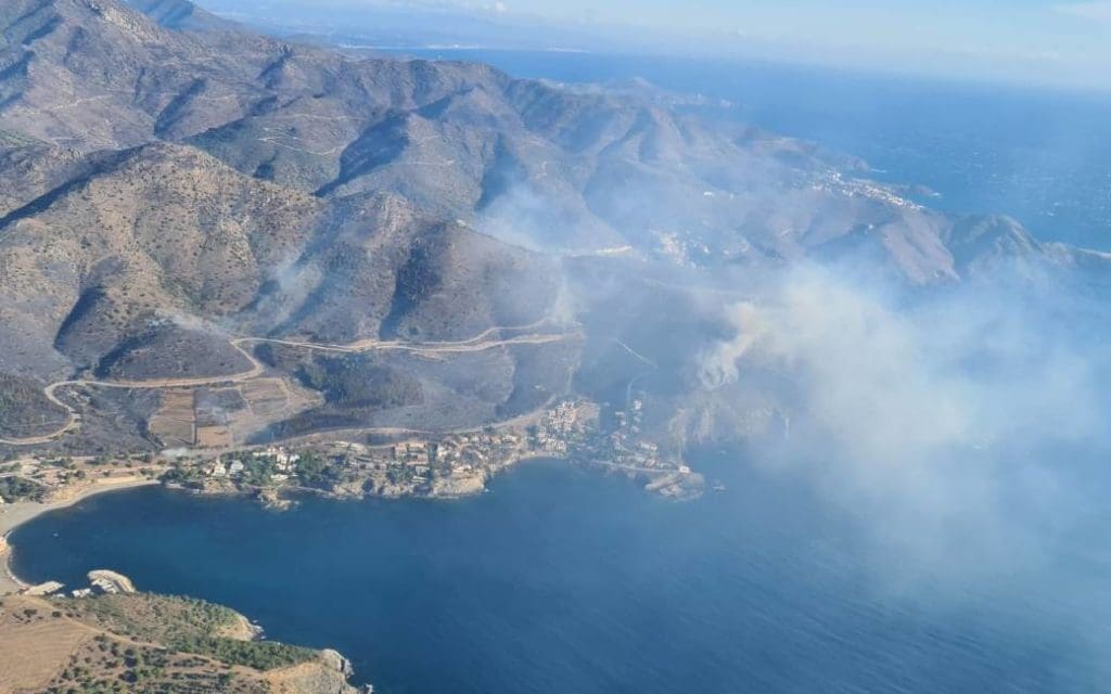 Grote bosbrand aan de Costa Brava met 435 ha verwoeste natuur (UPDATE)
