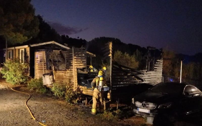 Achtjarig meisje om het leven gekomen bij brand bungalow camping Tarragona