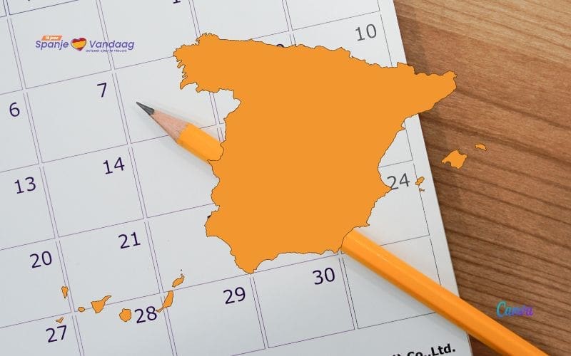 Wat zijn de volgende nationale feestdagen in Spanje dit jaar?