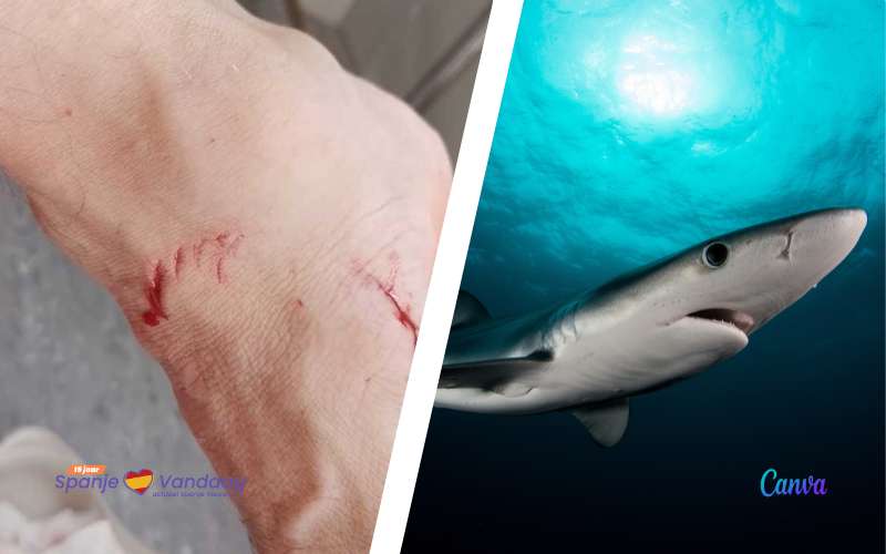 Gesloten stranden nadat zwemmer werd gebeten door blauwe haai bij Valencia