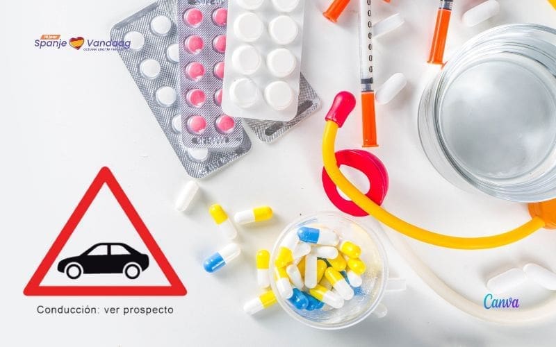Deze medicijnen kunnen positief testen bij een verkeersdrugscontrole in Spanje