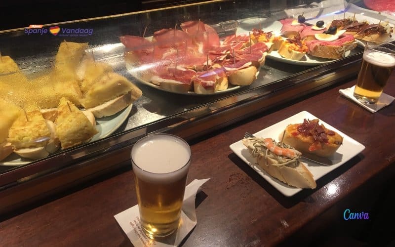 Elke inwoner van Spanje geeft jaarlijks bijna 58 euro aan aperitivo’s uit