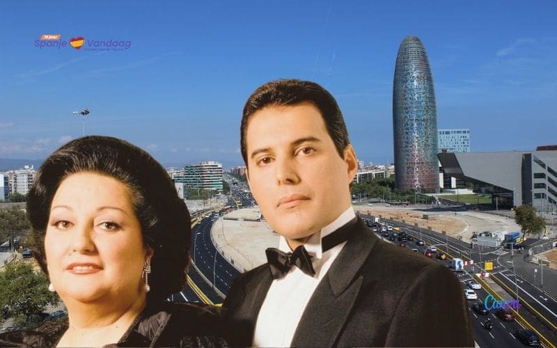 Barcelona krijgt een herdenkingsplaats voor Freddy Mercury en Montserrat Caballe