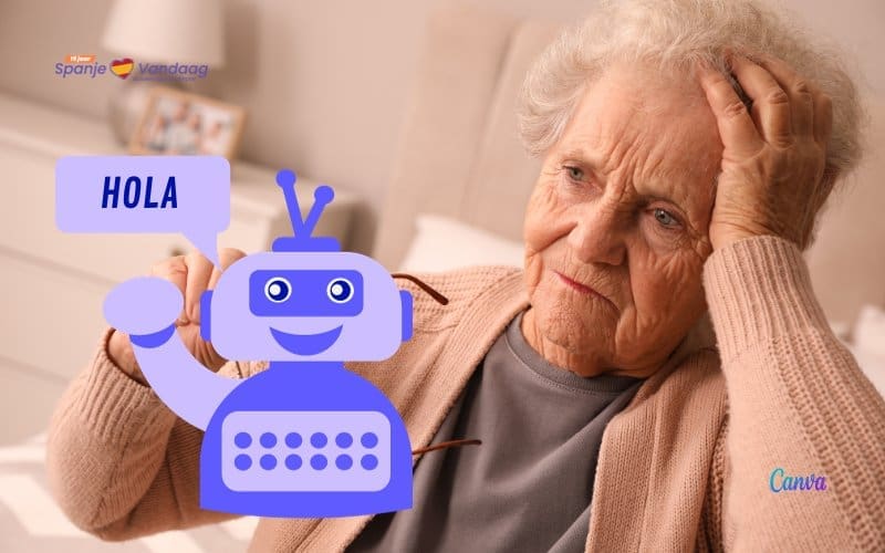 Artificiële intelligentie belt eenzame ouderen in Madrid