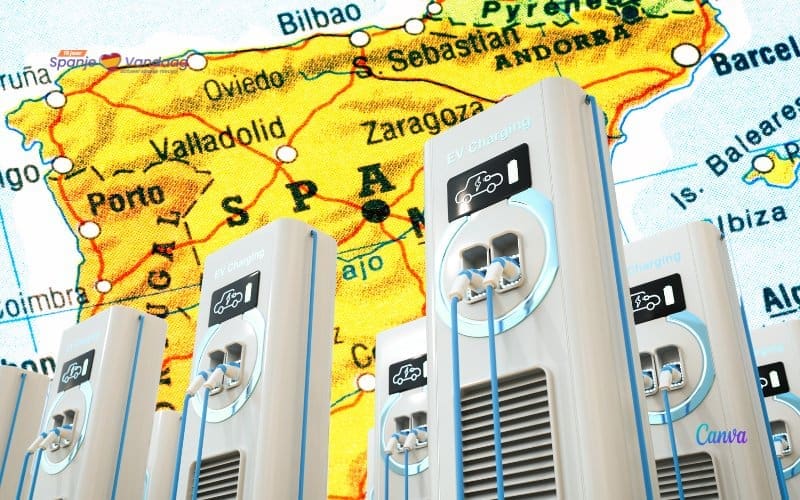 Uitbreiding laadinfrastructuur elektrische auto’s wordt met twee jaar vertraagd in Spanje