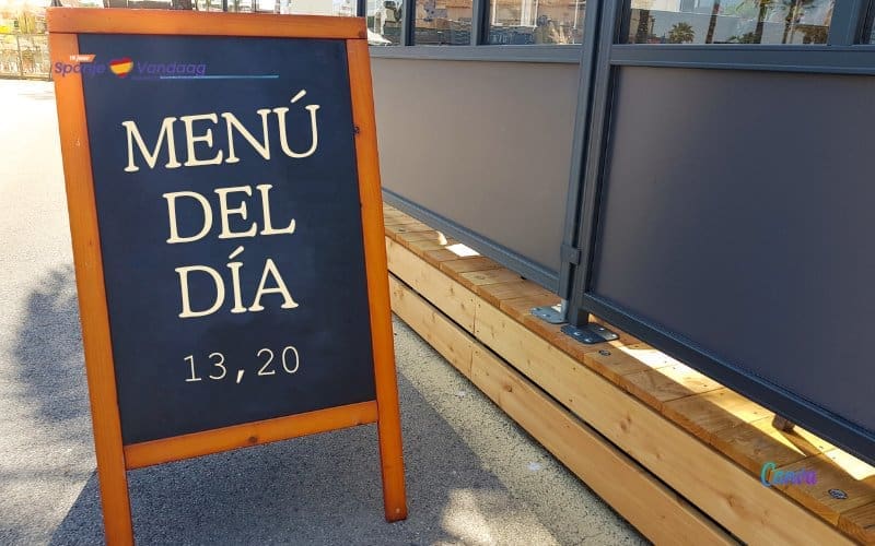 Prijs dagmenu in Spanje gestegen naar gemiddeld 13 euro