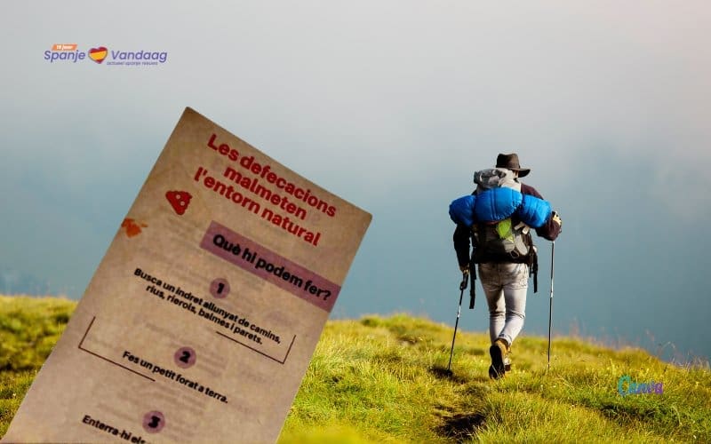 Campagne tegen poepen in de bergen gestart in Spanje