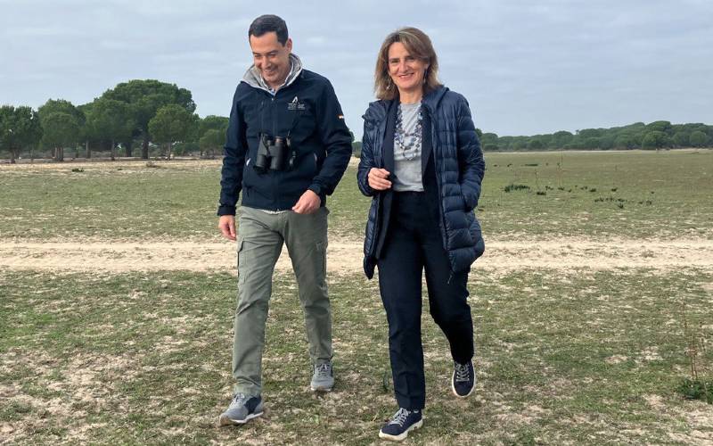 Politiek en economisch akkoord over illegale irrigatie Doñana natuurpark in Andalusië