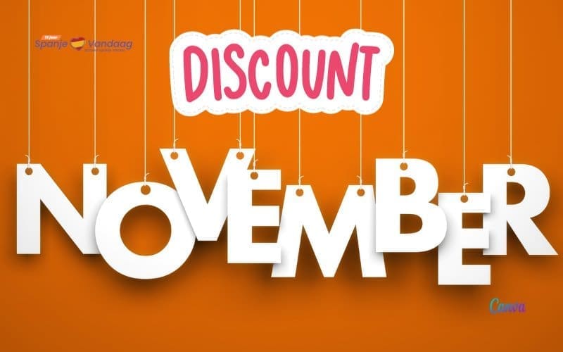 November is kortingsmaand bij webwinkels in Spanje
