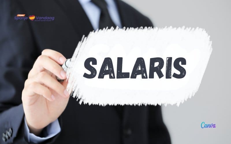 Gemiddelde jaarsalaris in 2022 was 22.781 euro in Spanje