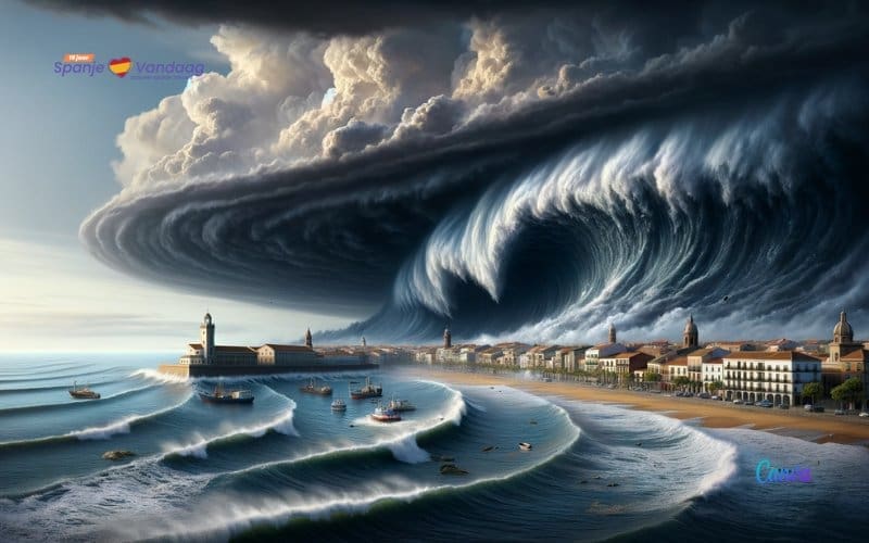 Groots opgezette tsunami-oefening in de Andalusische stad Chipiona