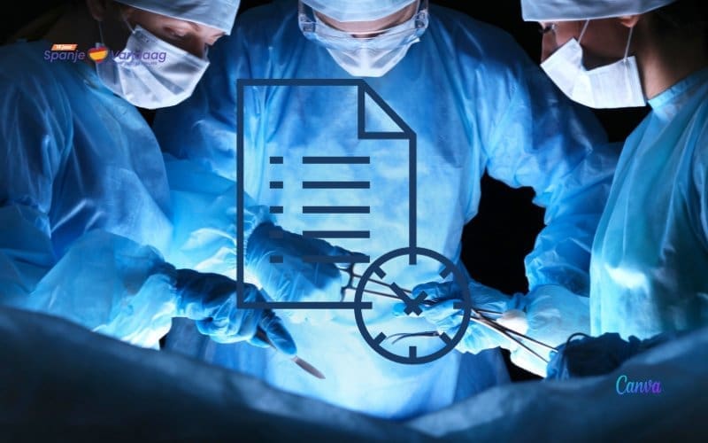 Record aantal van 820.000 patiënten op wachtlijsten voor een operatie in Spanje