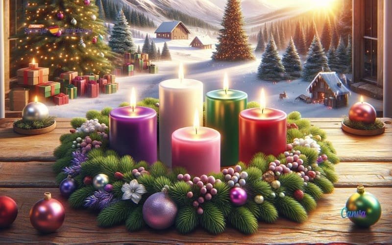 Wat is in Spanje de betekenis van de gekleurde kaarsen van de adventskrans? (2023)