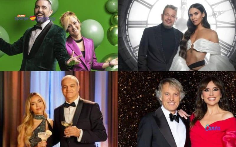 Dit zijn de presentatieduo’s van de ‘Campanadas’ (oudejaarsavond) op de Spaanse televisie (2023)