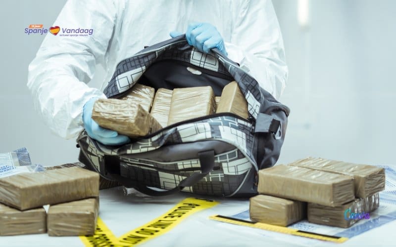 Wat gebeurt er met de in beslag genomen drugs in Spanje?