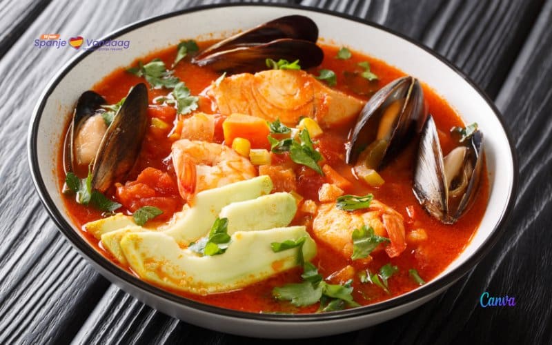 SpanjeRecept: traditionele ‘sopa de marisco’ of kerstvis- of zeevruchtensoep