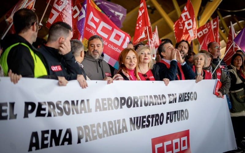 LET OP: staking grondpersoneel luchthavens Spanje op 5, 6, 7 en 8 januari