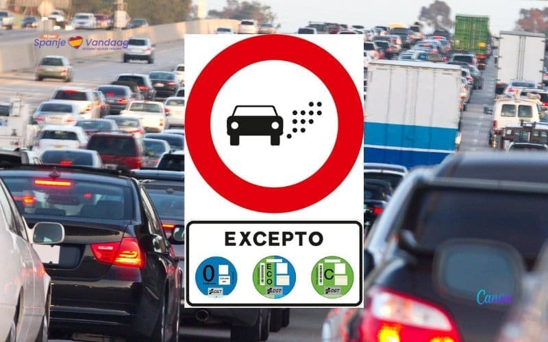 Nederlandse en Belgische automobilisten en lage emissiezones in Spanje