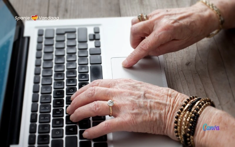 Ouderen in Spanje zijn Europese leiders in internetgebruik