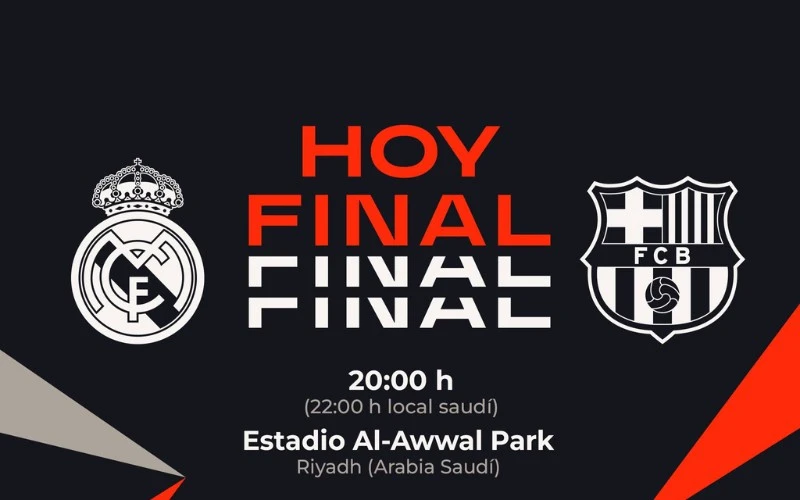 De Spaanse Supercup is een voetbalstrijd tussen Madrid en Barcelona