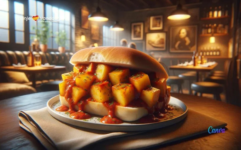 De perfecte Spaanse combinatie: bocadillo de patatas bravas