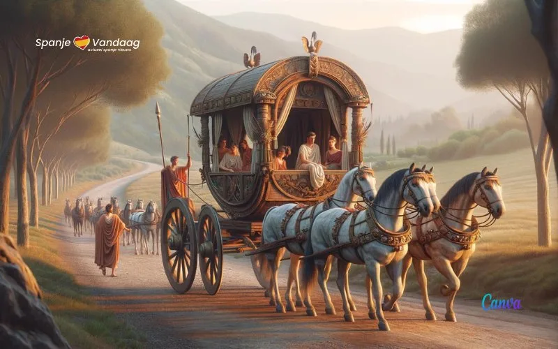 Maakte men in het Romeinse Rijk al gebruik van een camper in Spanje?