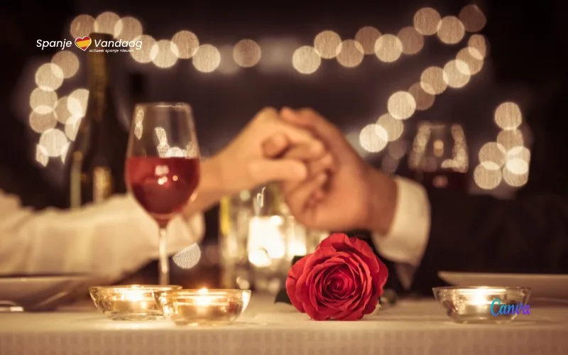 Spanjaarden vieren Valentijnsdag met een gemiddelde uitgave van 90 euro
