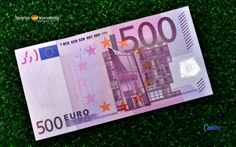 Wat kun je nog doen met een 500 eurobiljet in Spanje?