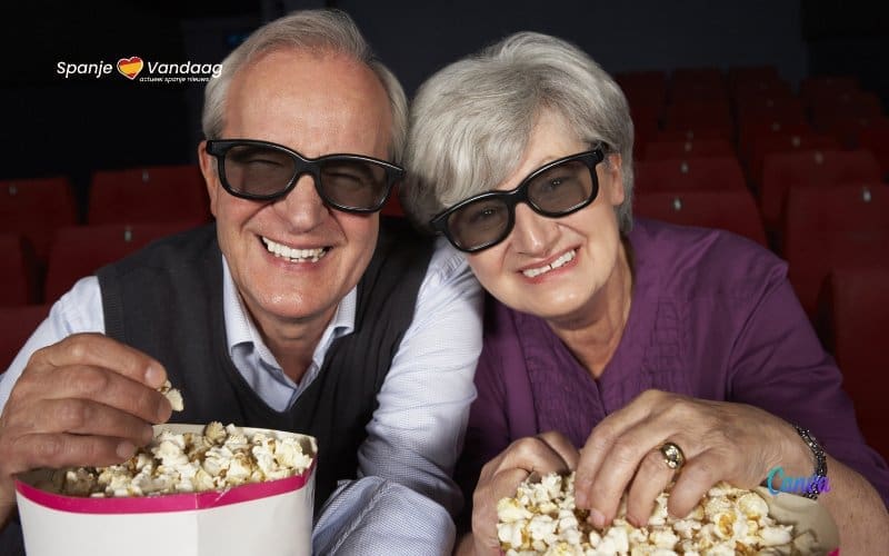65-plussers kunnen weer voor twee euro naar de bioscoop in Spanje