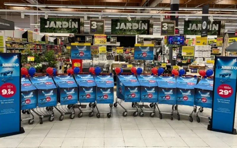 Carrefour Spanje start met verrassings winkelwagens vanaf 9,99 euro