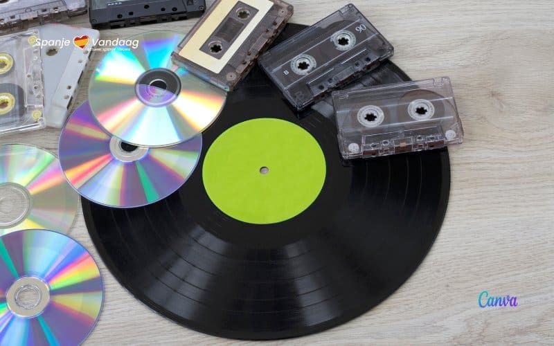 Meer opgenomen muziek gekocht in Spanje