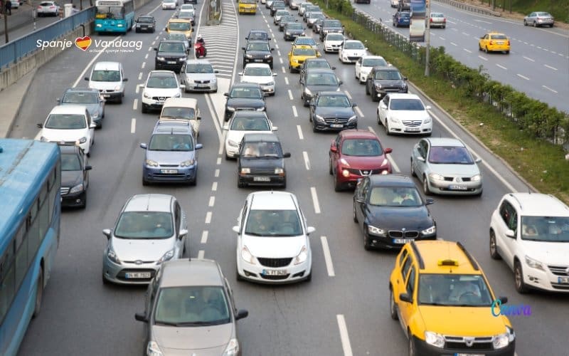 De Spaanse steden met de drukste wegen en meeste files volgens TomTom