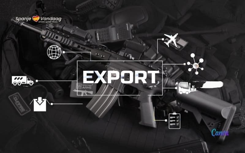 Wapenexport Spanje afgelopen vijf jaar gedaald