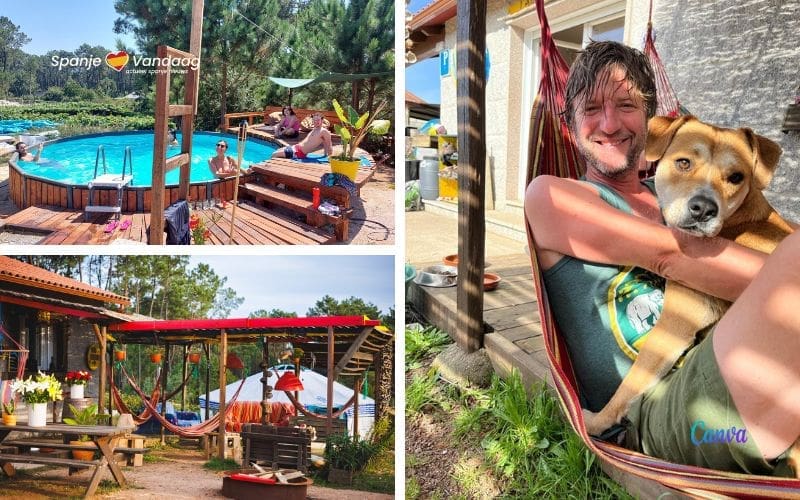 Een Belgische pelgrim creëert een hostel met gerecyclede materialen in Galicië