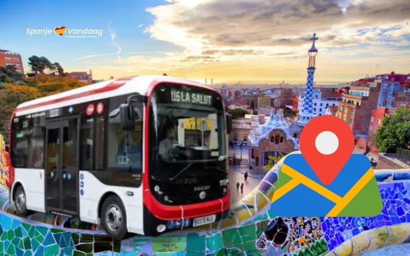 Barcelona verwijdert stadsbusroute van Google Maps vanwege toeristenstroom naar Park Güell