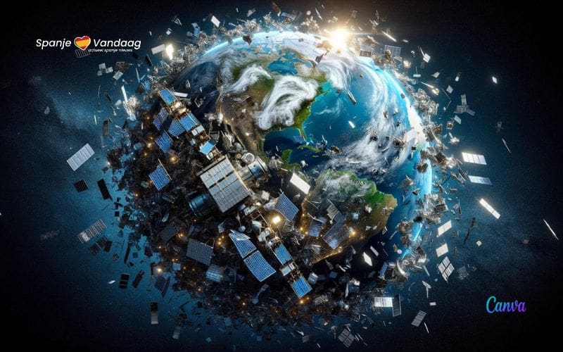 Geen Franse ballistische raket maar ruimtepuin boven Spanje gezien