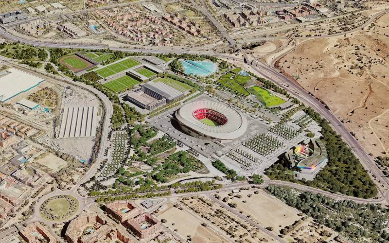 Atlético Madrid wil nieuwe sporttempel bouwen voor 350 miljoen euro