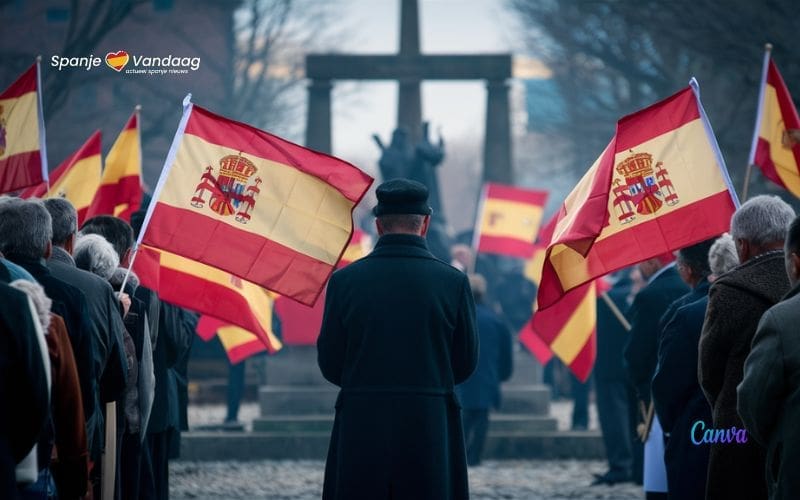 Dodenherdenking voor Spaanse slachtoffers van het Mauthausen concentratiekamp