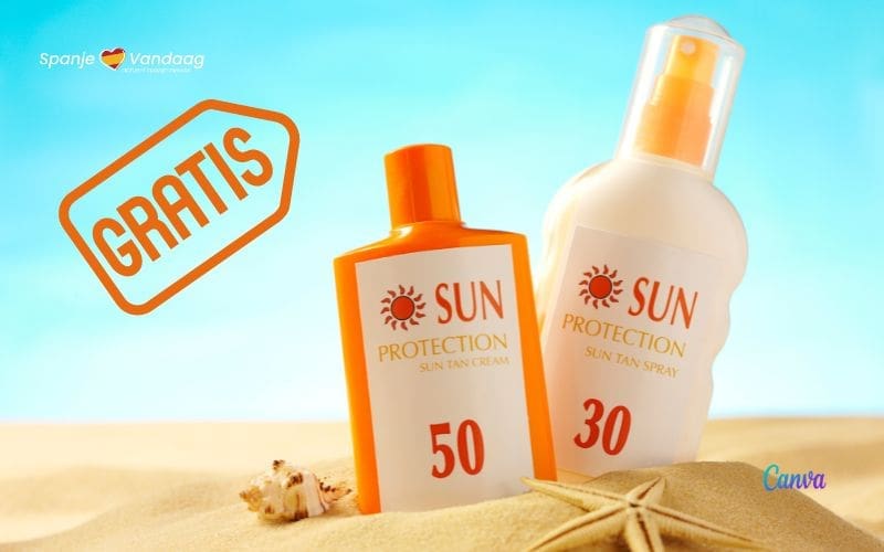 Spaanse gezondheidszorg wil gratis zonnecrème aanbieden
