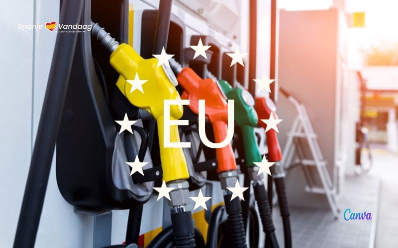 Brandstofprijzen in Spanje zijn gedaald, maar nog steeds hoger dan een jaar geleden