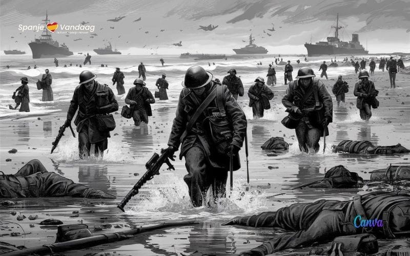 Ondanks Spaanse deelname bij D-day was Spanje niet uitgenodigd bij 80-jarige herdenking