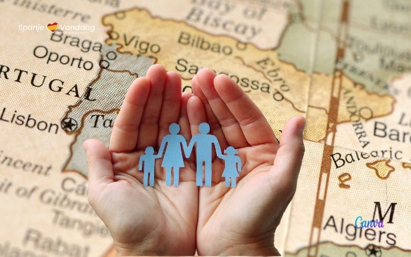 De groei naar 23 miljoen huishoudens in Spanje