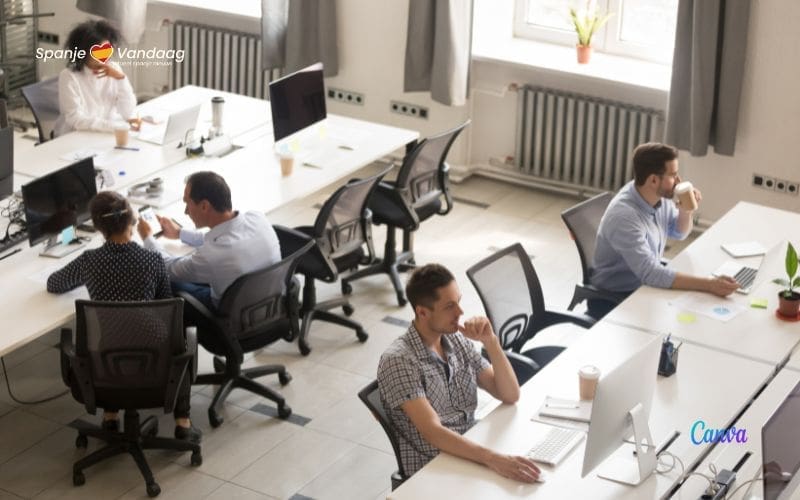 Recordaantal werkenden en ook werkenden die geen enkel uur werken in Spanje